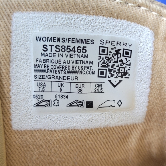 Sperry Seaport Storm Bootie Sz 7.5 Leather Ankle Boots Brown Zip Buckle Casual - Picture 10 of 10